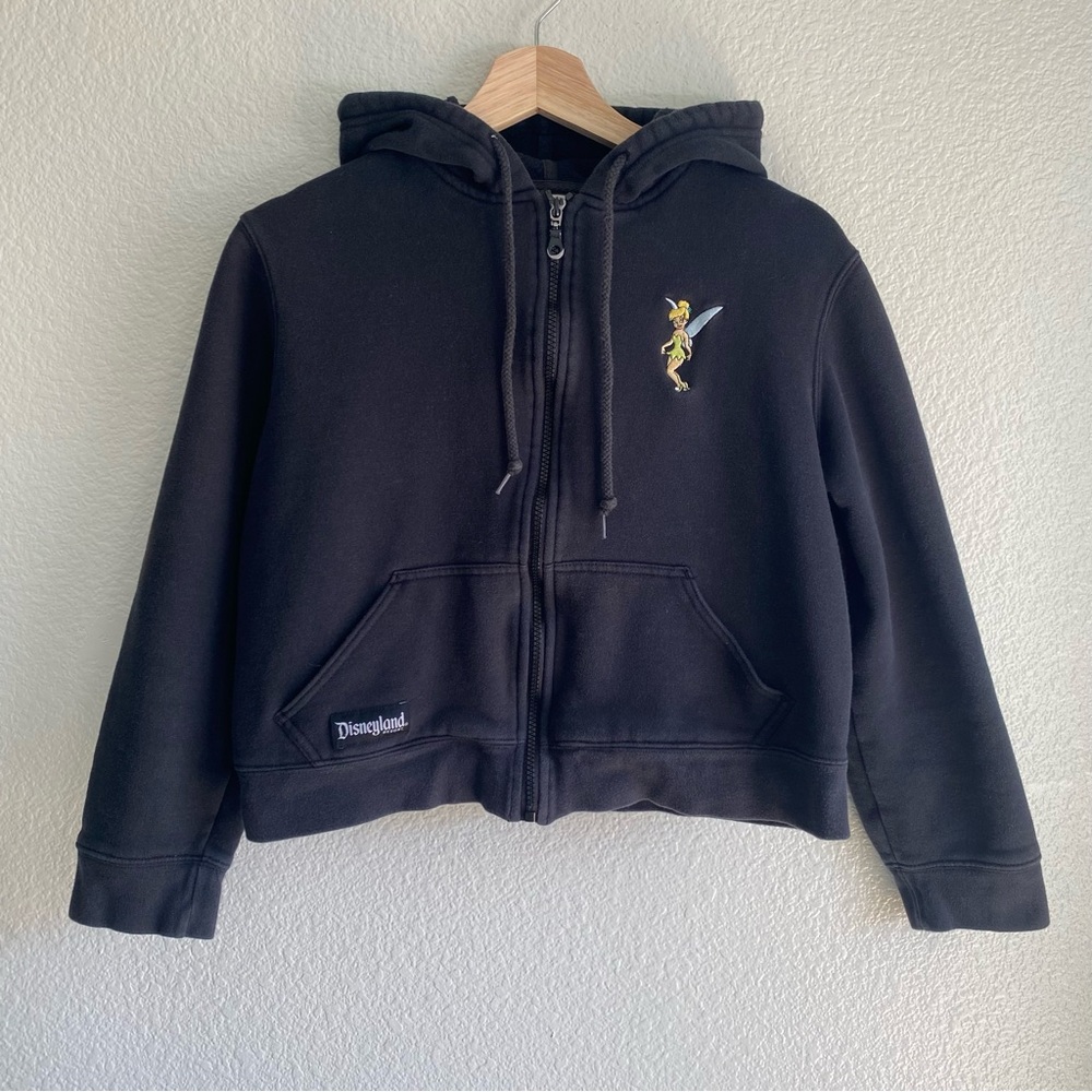 Vintage Y2K Disneyland Resort Tinker Bell Zip-Up Hoodie – Kids Medium
